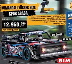 KUMANDALI YÜKSEK HIZLI SPOR ARABA